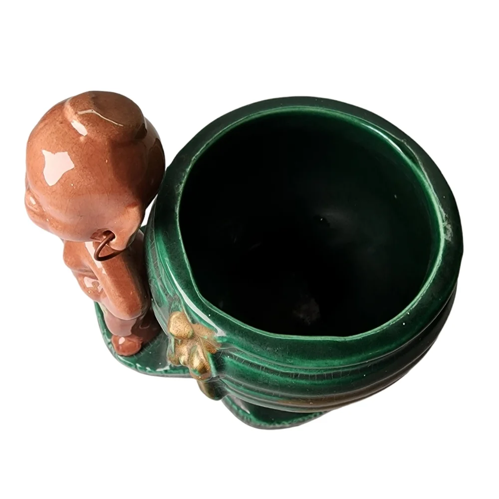 Vintage green brown